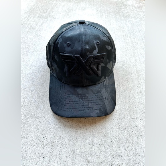 PXG Golf Hat Camo Black Adjustable Strap Back - Picture 1 of 7